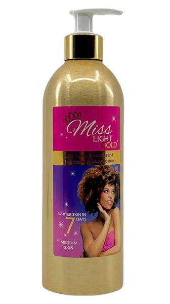 Miss Light GOLD Brightening Body Lotion – 500ml - Beauty Exchange Beauty Supply