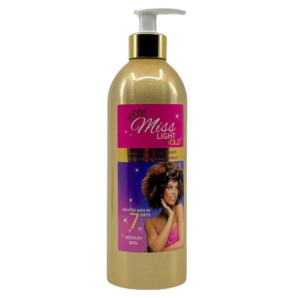 Miss Light GOLD Brightening Body Lotion – 500ml - Beauty Exchange Beauty Supply