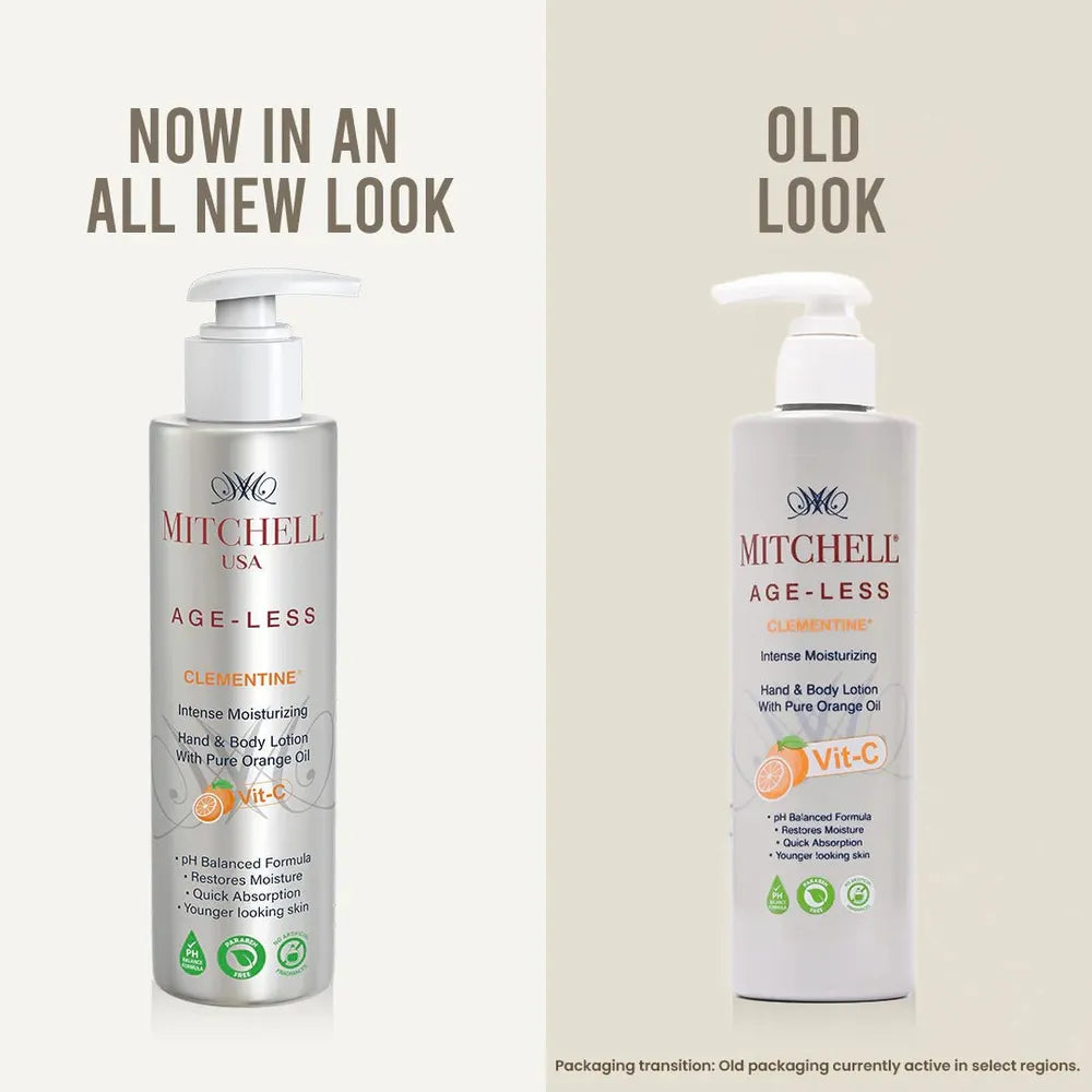 Mitchell Age - less Clementine Intense Moisturizing Hand & Body Lotion – 200 ml - Beauty Exchange Beauty Supply