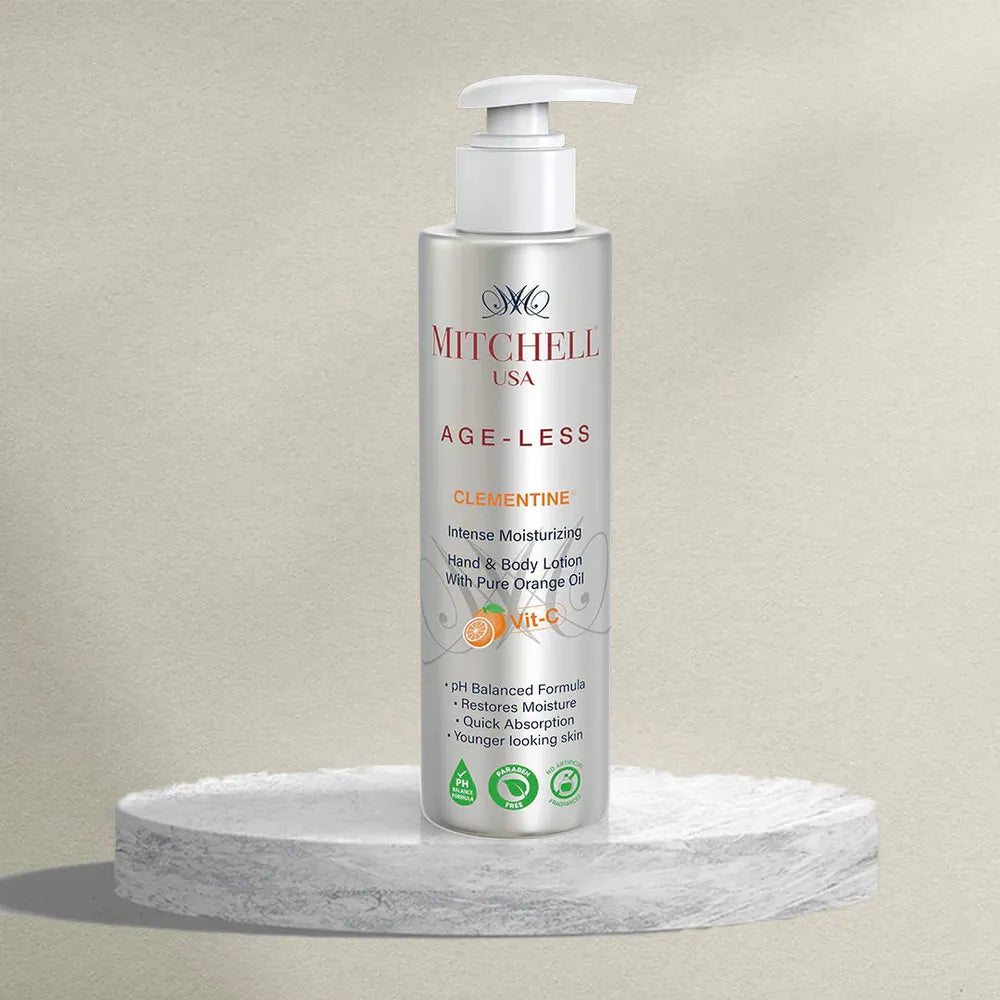 Mitchell Age - less Clementine Intense Moisturizing Hand & Body Lotion – 200 ml - Beauty Exchange Beauty Supply