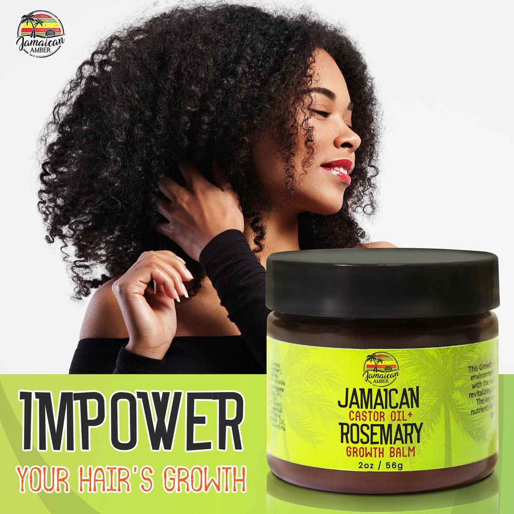 Mitchell Brands Jamaican Amber Jamaican Castor Oil+ Rosemary Hair Growth Balm 2oz/60ml - Beauty Exchange Beauty Supply