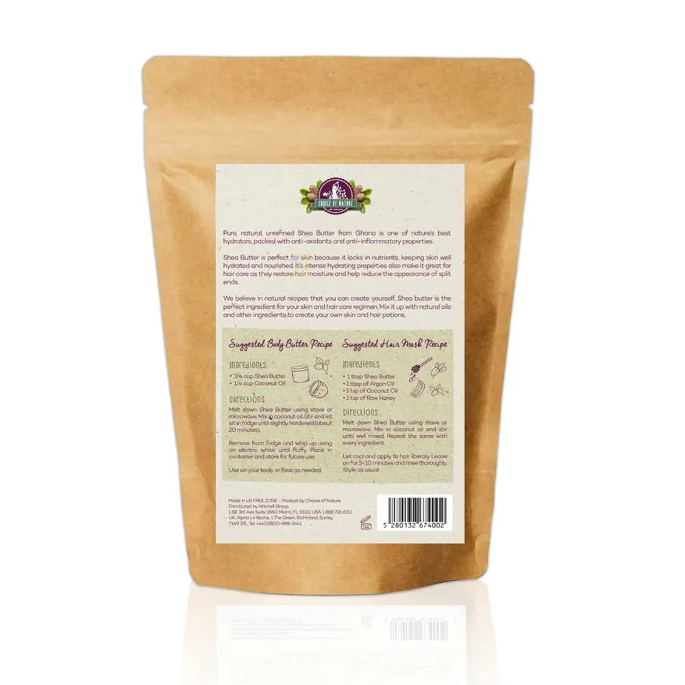 Mitchell Organics Unrefined Shea Butter Bar – 16oz Nylon Pack - Beauty Exchange Beauty Supply