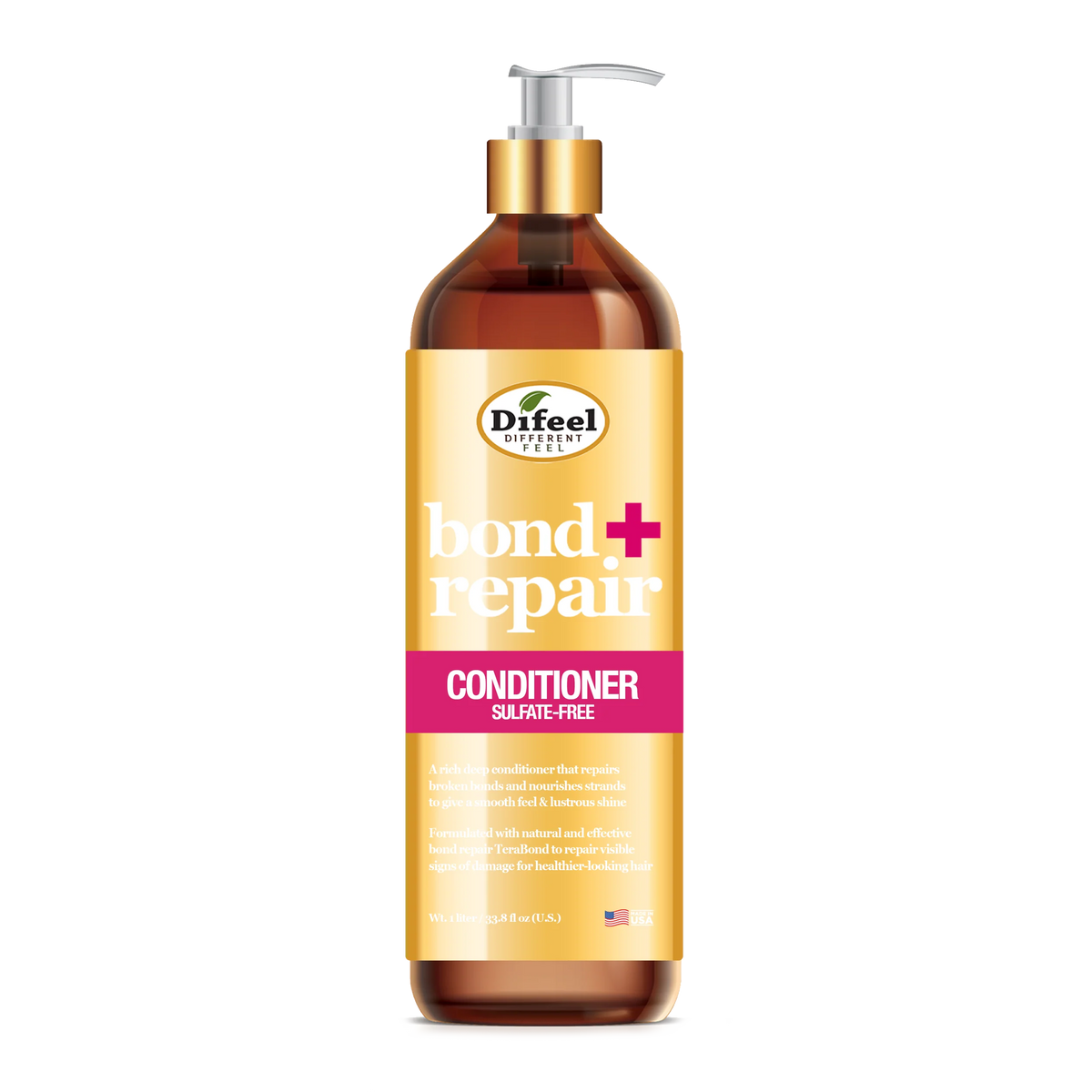 Difeel Bond & Repair Sulfate Free Conditioner – 33.8 oz