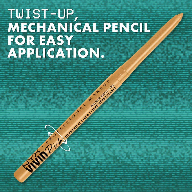 NYX Vivid Rich Mechanical Eye Pencil – 12 Shades