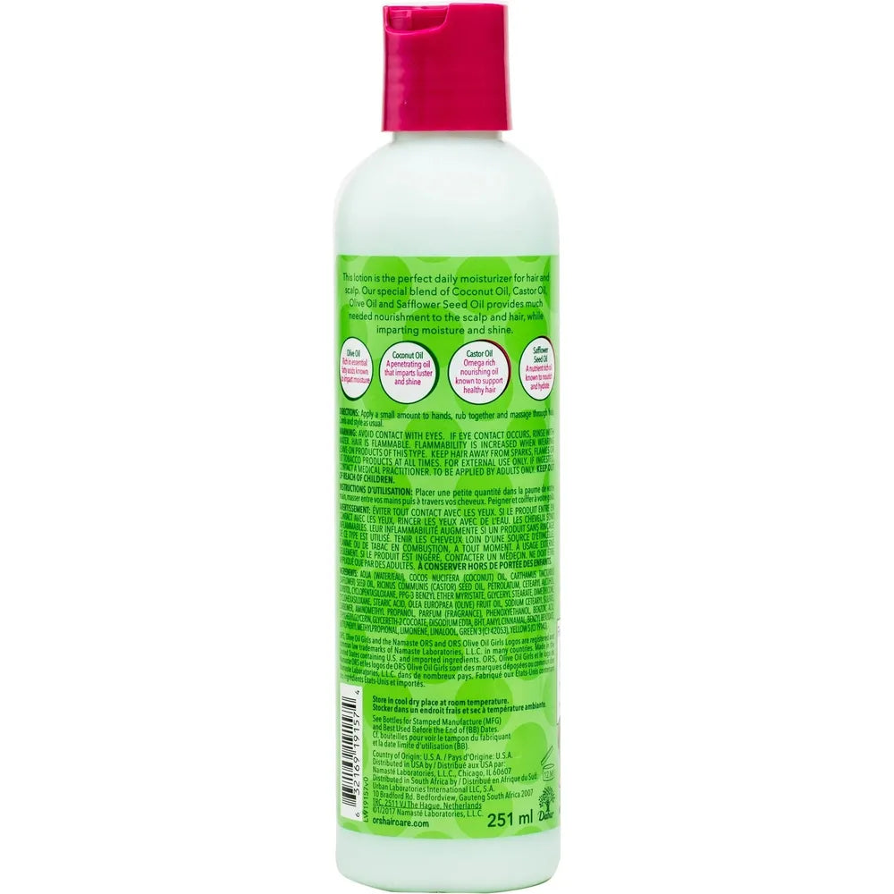 Moisturizing Hair & Scalp Lotion – Daily Hydration with Coconut, Castor & Olive Oil (8.5 oz) - Beauty Exchange Beauty Supply