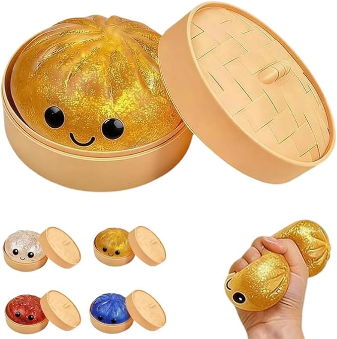 Mystery Steamed Bun Glittery Squishies Toy Stress Relief - Beauty Exchange Beauty Supply