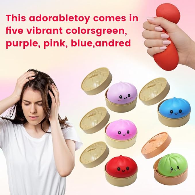 Mystery Steamed Bun Squishies Toy Stress Relief - Beauty Exchange Beauty Supply