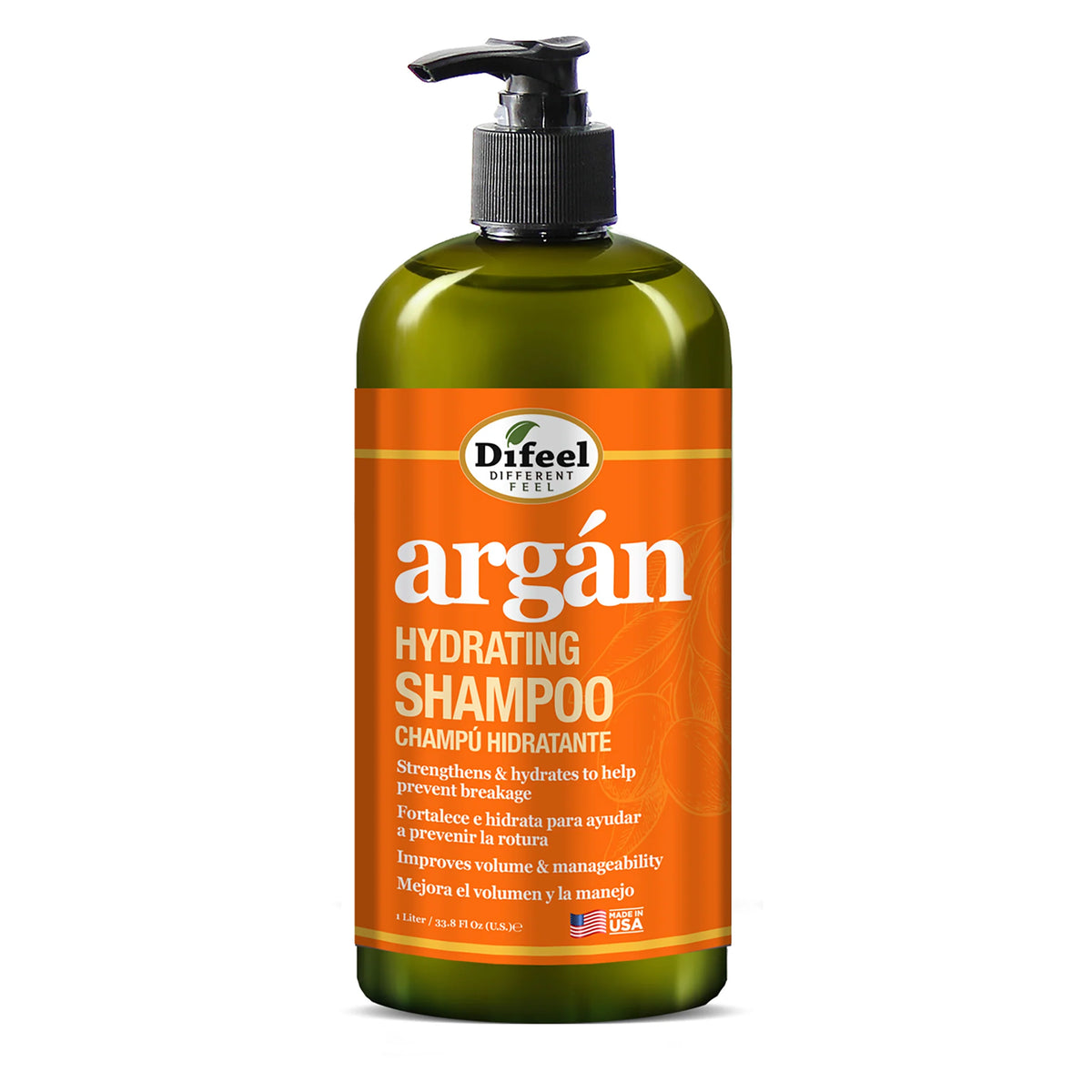 Difeel Argan Hydrating Shampoo & Conditioner – 33.8 oz