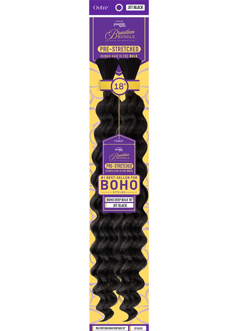 Outre Premium Purple Pack Pre-Stretched Boho Deep Bulk - 18"