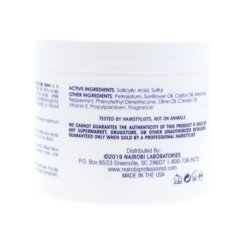 Nairobi Therapeutic Dandra - Solv Moisturizing Scalp Balm 4 oz – Soothe & Hydrate Dry, Irritated Scalp - Beauty Exchange Beauty Supply