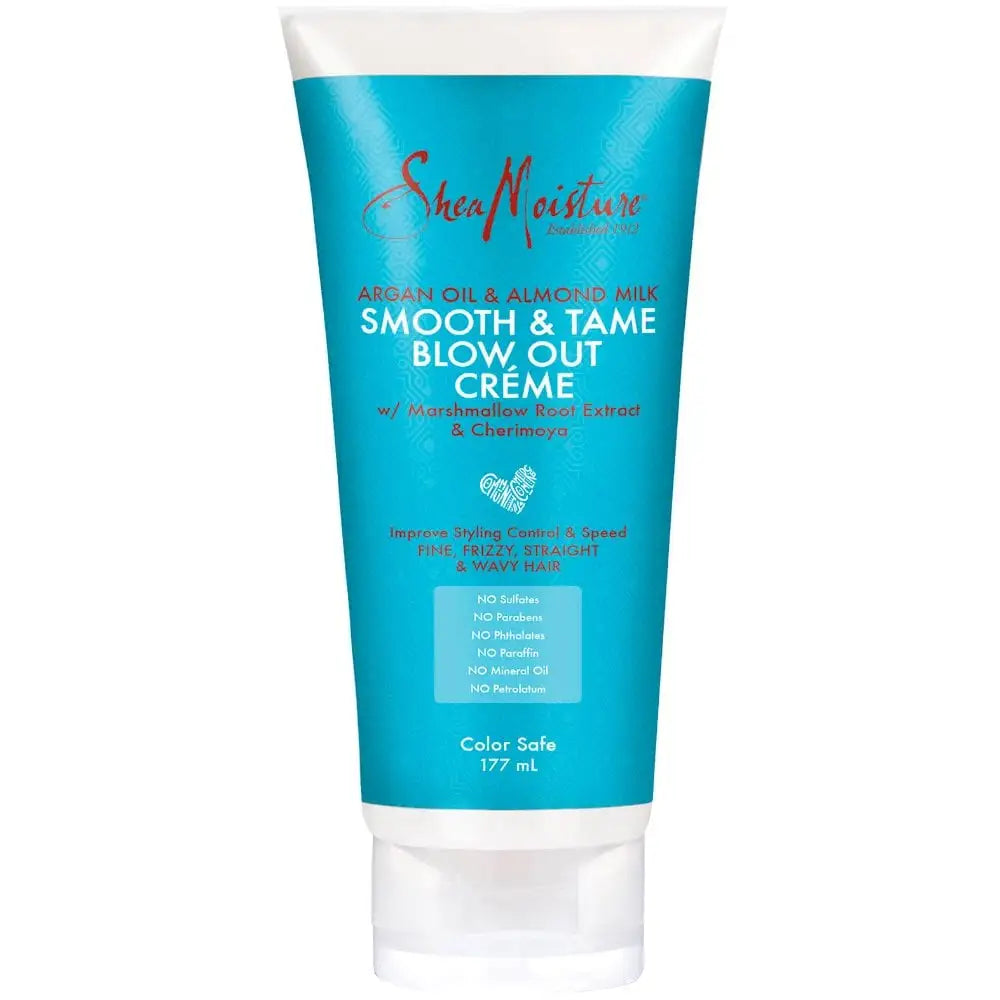Shea Moisture Argan Almond Smooth & Tame Blowout Creme - 6oz