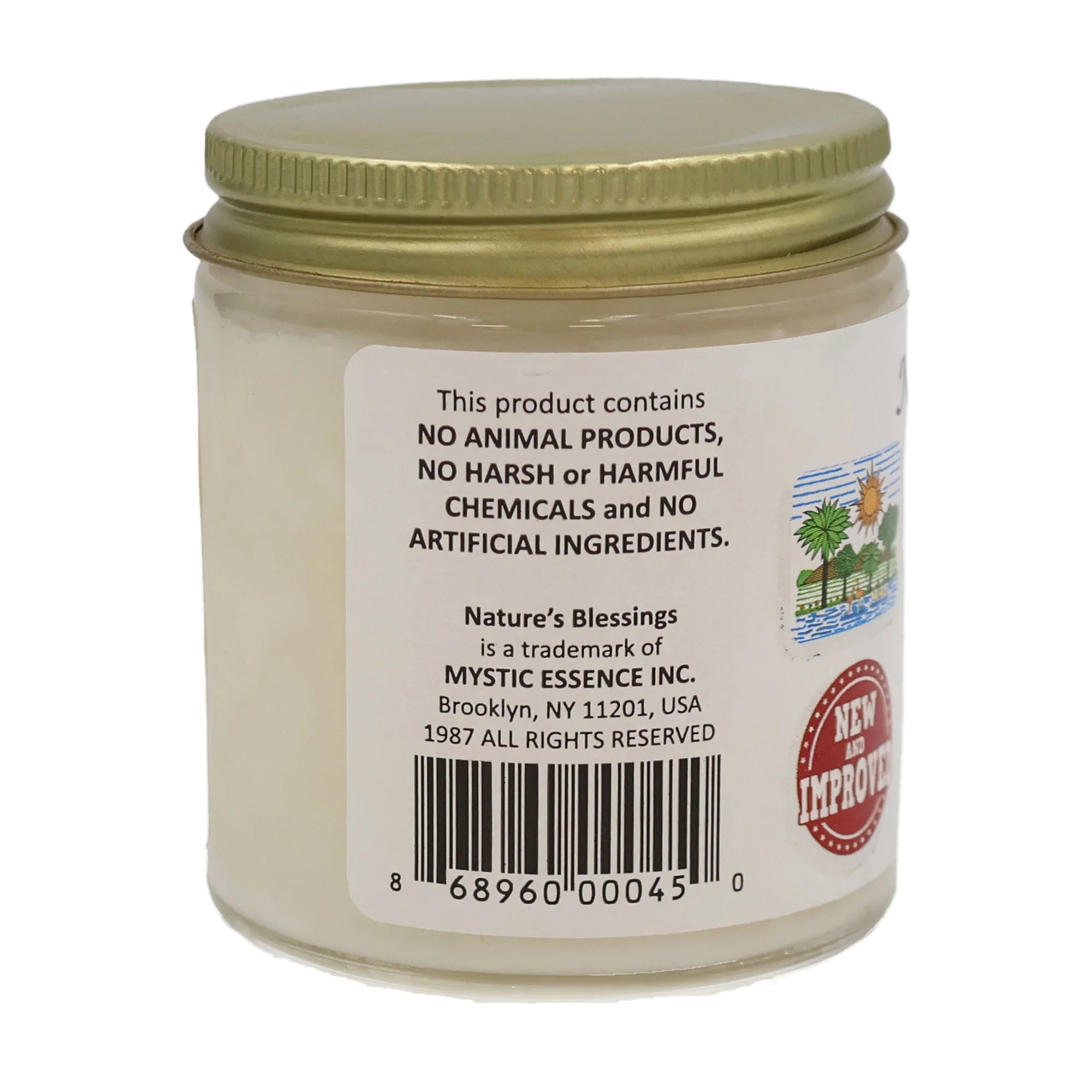 Nature’s Blessings Coconut Oil – Moisturizer for Hair & Skin – 3.7 oz - Beauty Exchange Beauty Supply