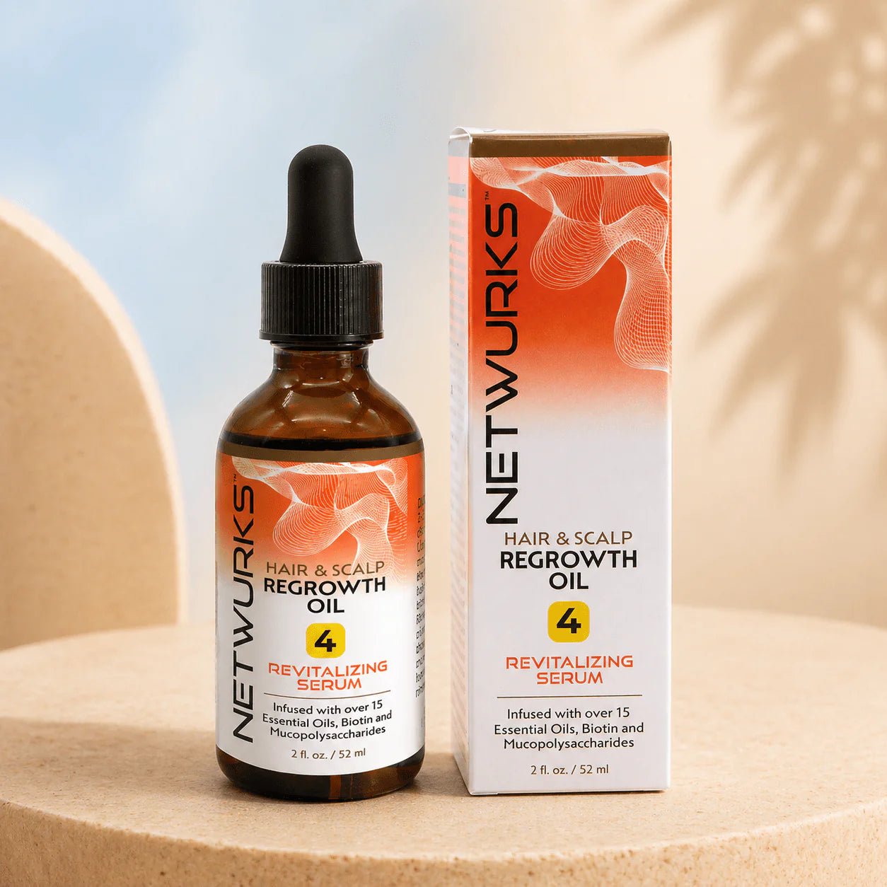 Netwurks Hair & Scalp Regrowth Oil – 2oz - Beauty Exchange Beauty Supply