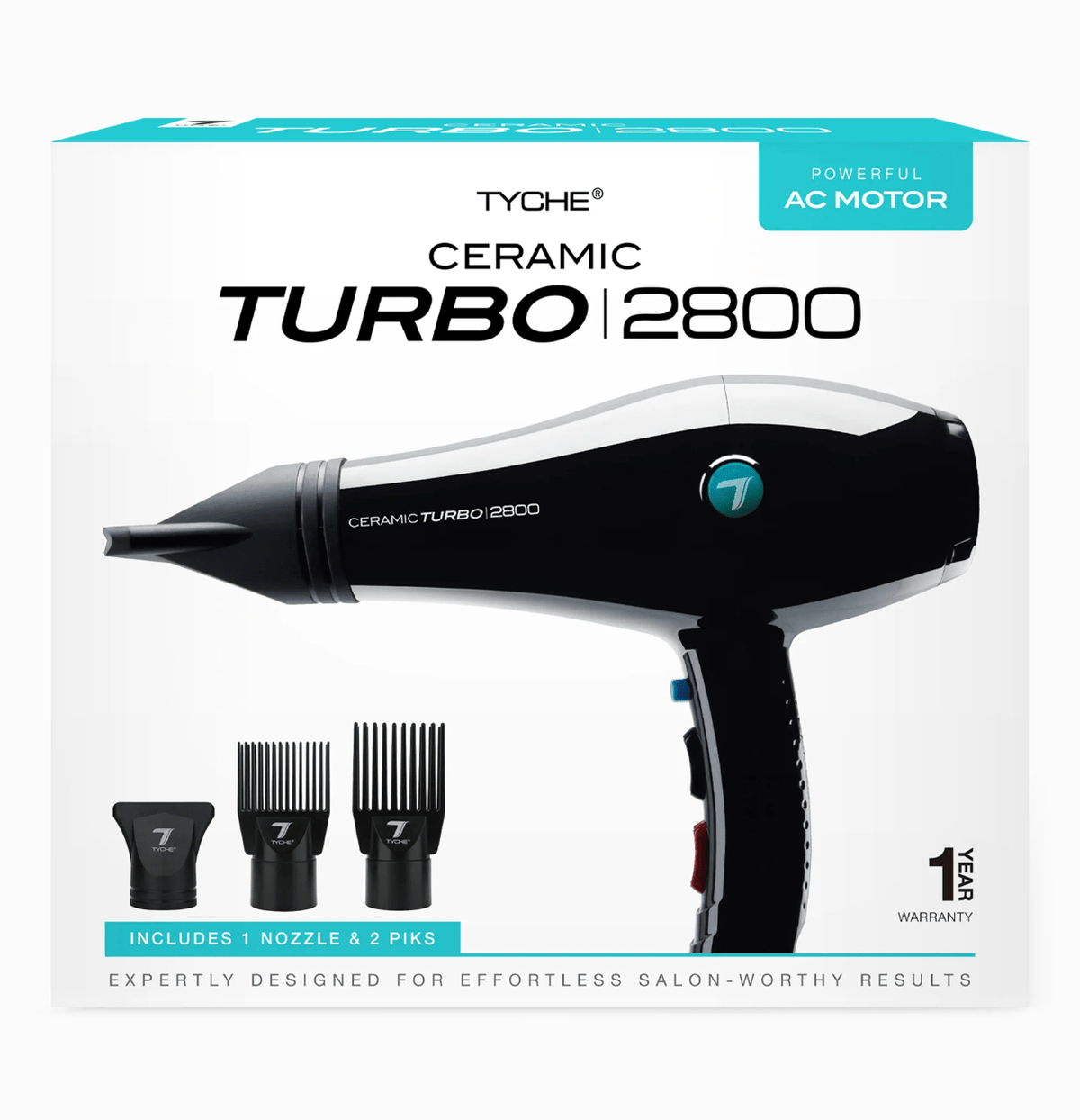 Nicka K Ceramic Turbo 2800 Hair Dryer – AC Motor