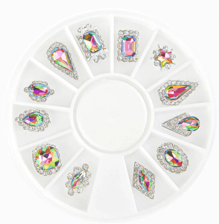 Nicka K New York Nail Art DIY Rhinestone Round Case - Beauty Exchange Beauty Supply