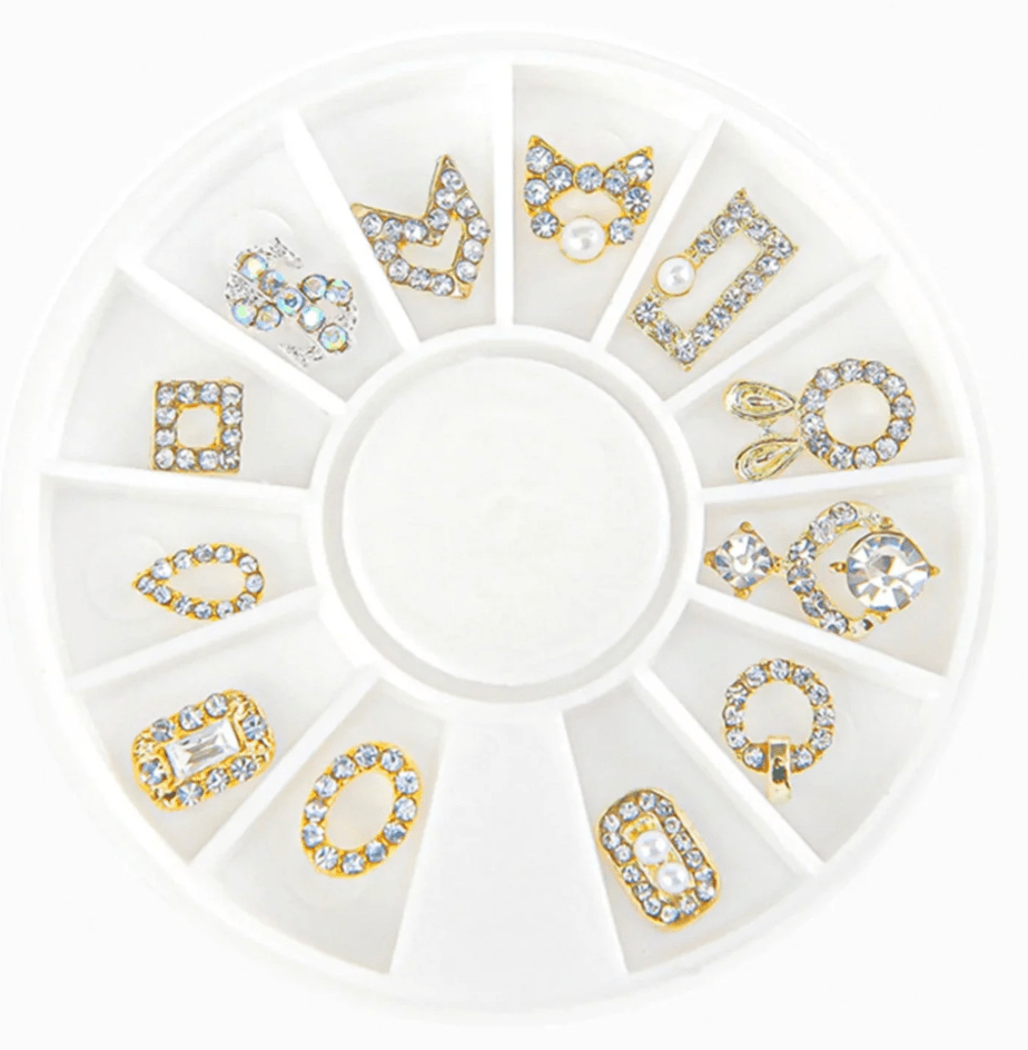 Nicka K New York Nail Art DIY Rhinestone Round Case - Beauty Exchange Beauty Supply