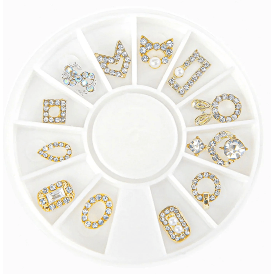 Nicka K New York Nail Art DIY Rhinestone Round Case - Beauty Exchange Beauty Supply