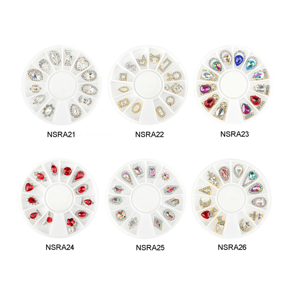 Nicka K New York Nail Art DIY Rhinestone Round Case - Beauty Exchange Beauty Supply