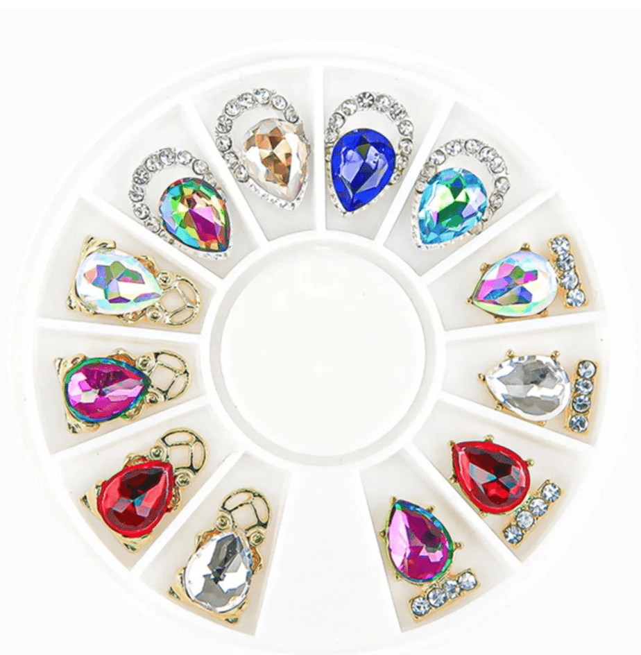 Nicka K New York Nail Art DIY Rhinestone Round Case - Beauty Exchange Beauty Supply