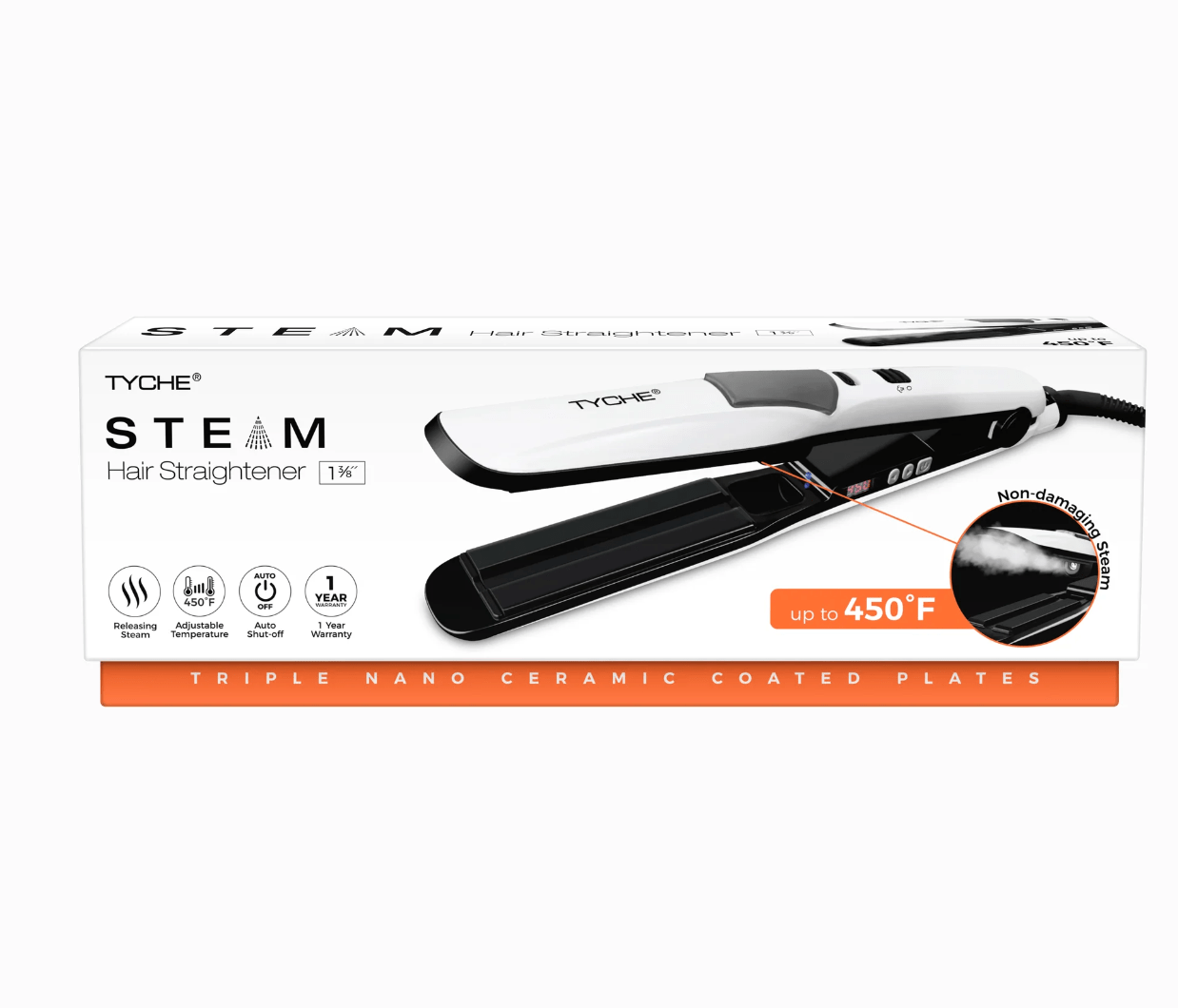 Nicka K New York Steam Hair Straightener 1 3/8” - Beauty Exchange Beauty Supply