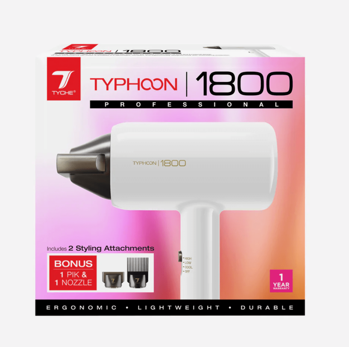 Nicka K Typhoon 1800 Hair Dryer – Compact DC Motor - Beauty Exchange Beauty Supply