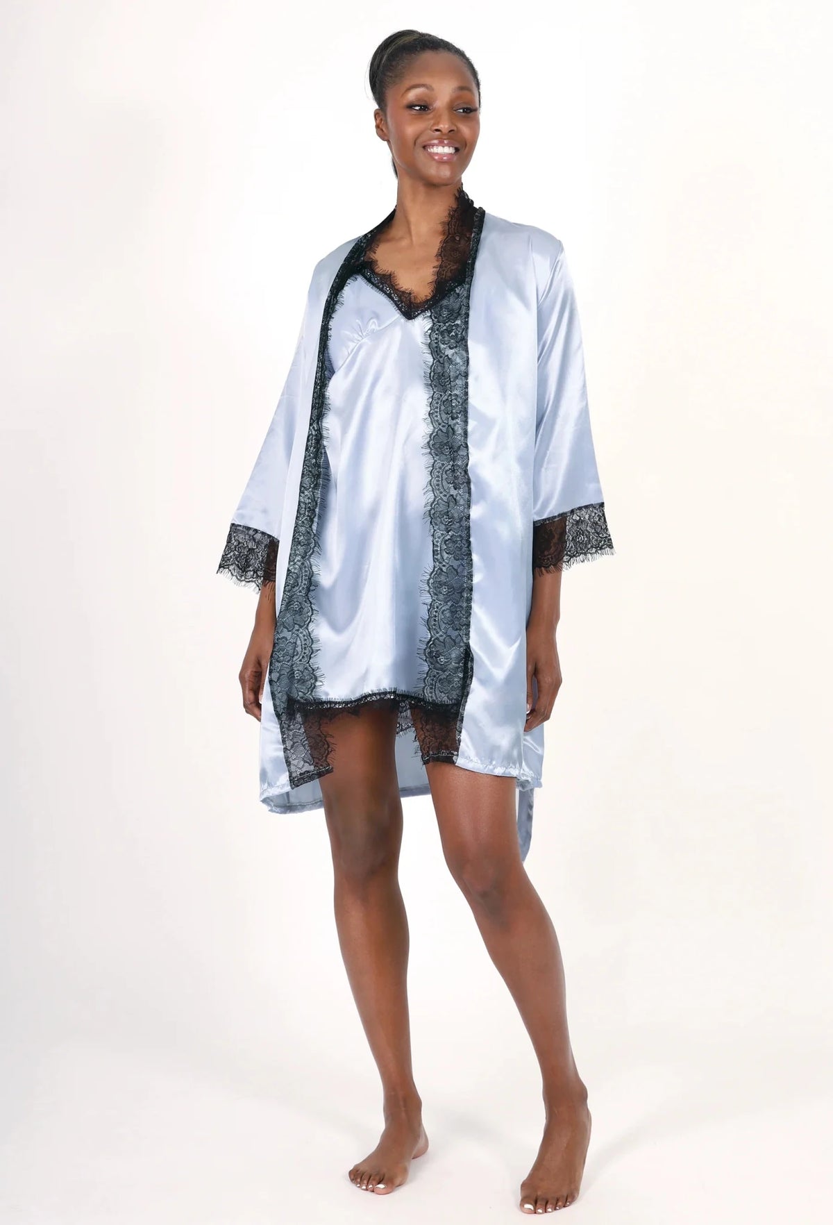 NUEE New York Satin Sleep & Loungewear – 4 Piece Set - Beauty Exchange Beauty Supply