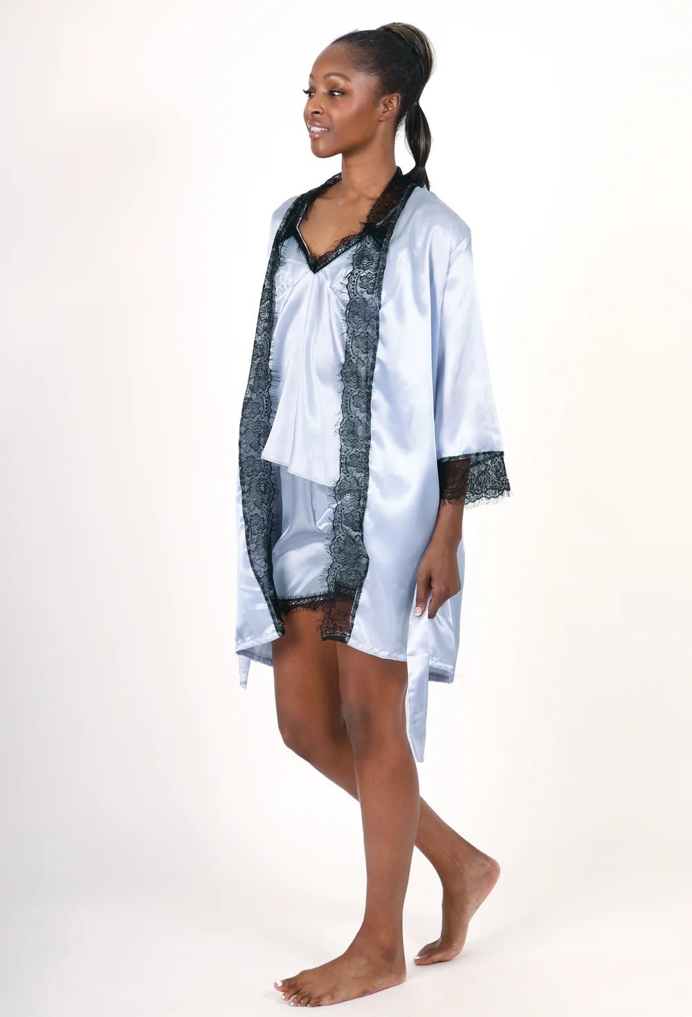 NUEE New York Satin Sleep & Loungewear – 4 Piece Set - Beauty Exchange Beauty Supply