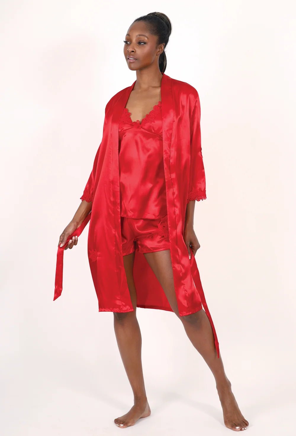 NUEE New York Satin Sleep & Loungewear – 5 Piece Set - Beauty Exchange Beauty Supply