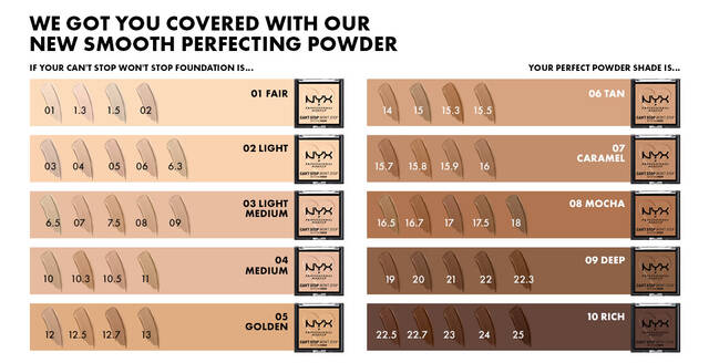 NYX Can’t Stop Won’t Stop Pressed Powder – 0.21 oz - Beauty Exchange Beauty Supply