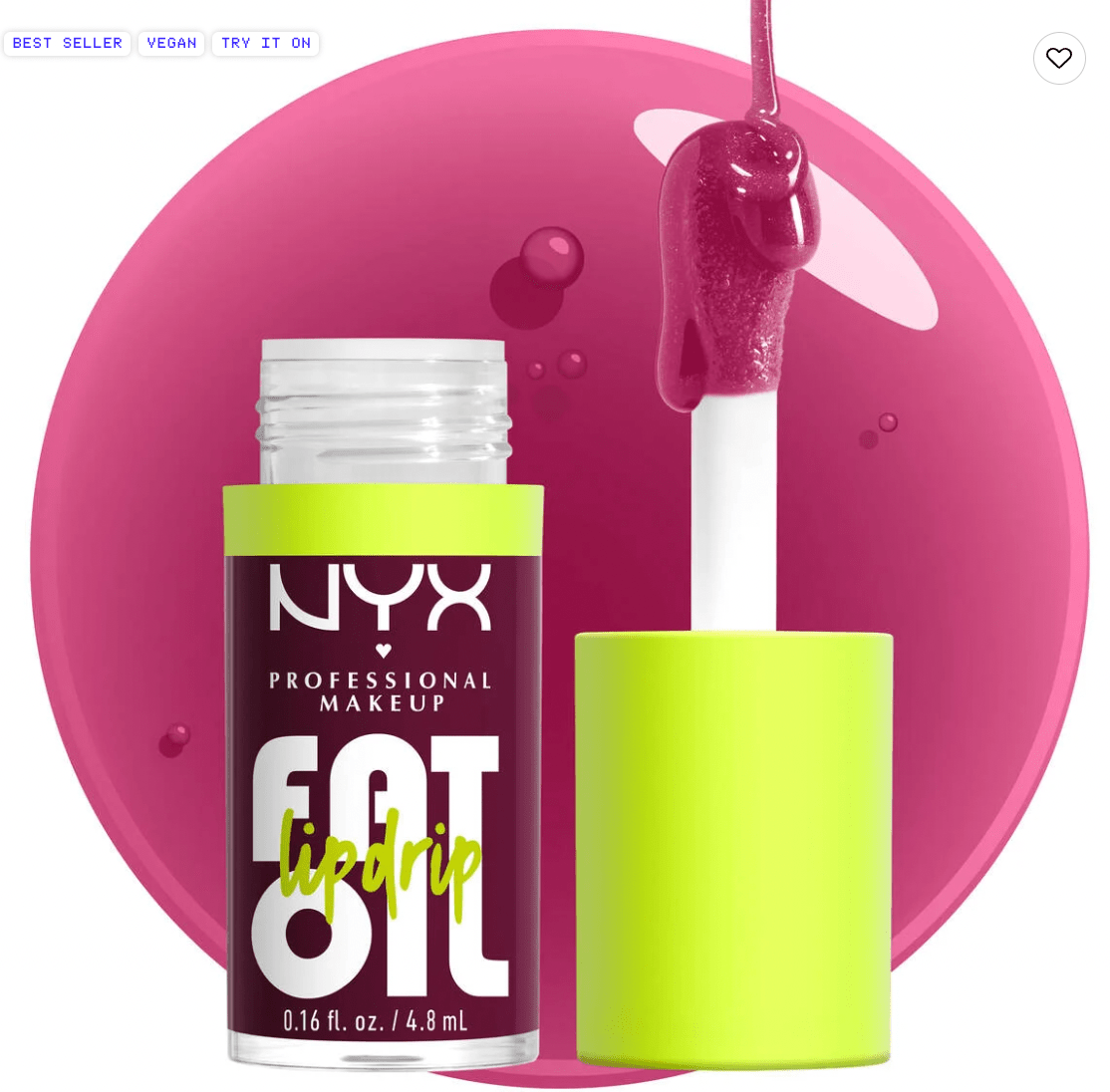 NYX Fat Oil Hydrating Tinted Lip Oil Gloss – 18 Shades - Beauty Exchange Beauty Supply