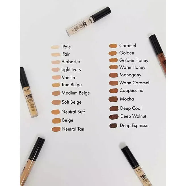 NYX Professional Makeup Can’t Stop Won’t Stop Contour Concealer - Beauty Exchange Beauty Supply