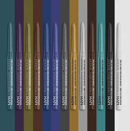 NYX Retractable Eyeliner Pencil – 18 Shades - Beauty Exchange Beauty Supply