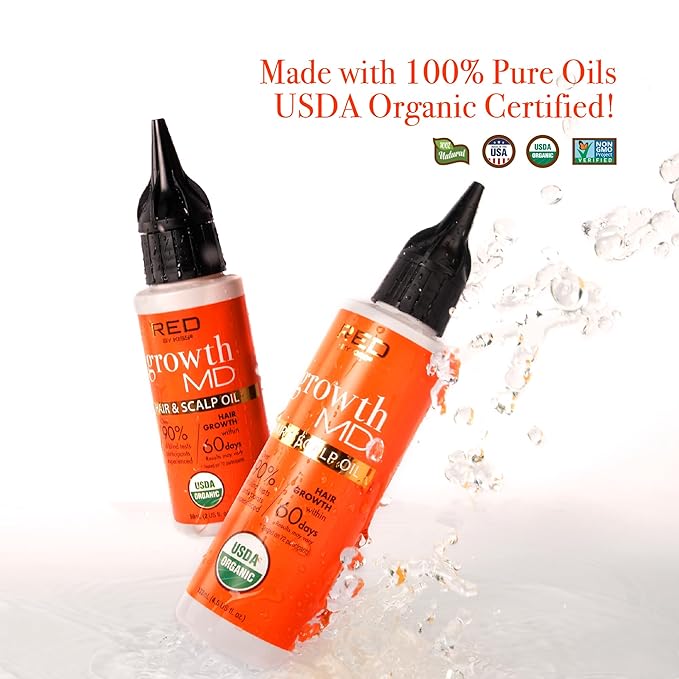 Red by Kiss Growth MD Hair & Scalp Oil - Nourish & Strengthen 2oz/4.5oz
