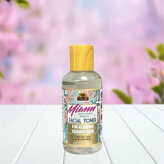 OKAY Miami South Beach Anti‑Acne Facial Toner 4 oz - Beauty Exchange Beauty Supply