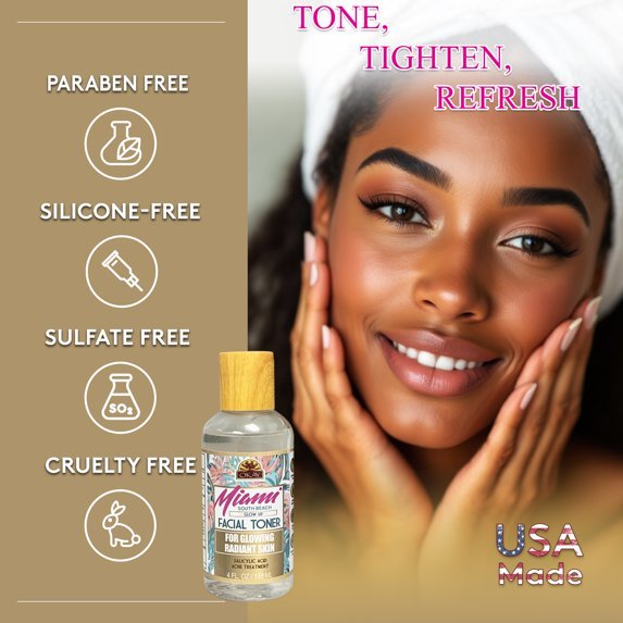 OKAY Miami South Beach Anti‑Acne Facial Toner 4 oz - Beauty Exchange Beauty Supply