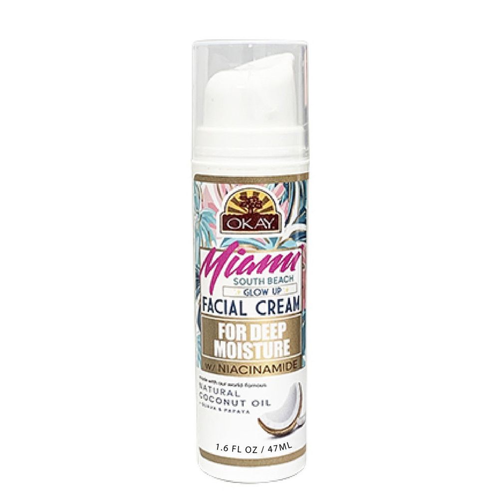 OKAY Miami South Beach Deep Moisture Facial Cream - 2 oz - Beauty Exchange Beauty Supply
