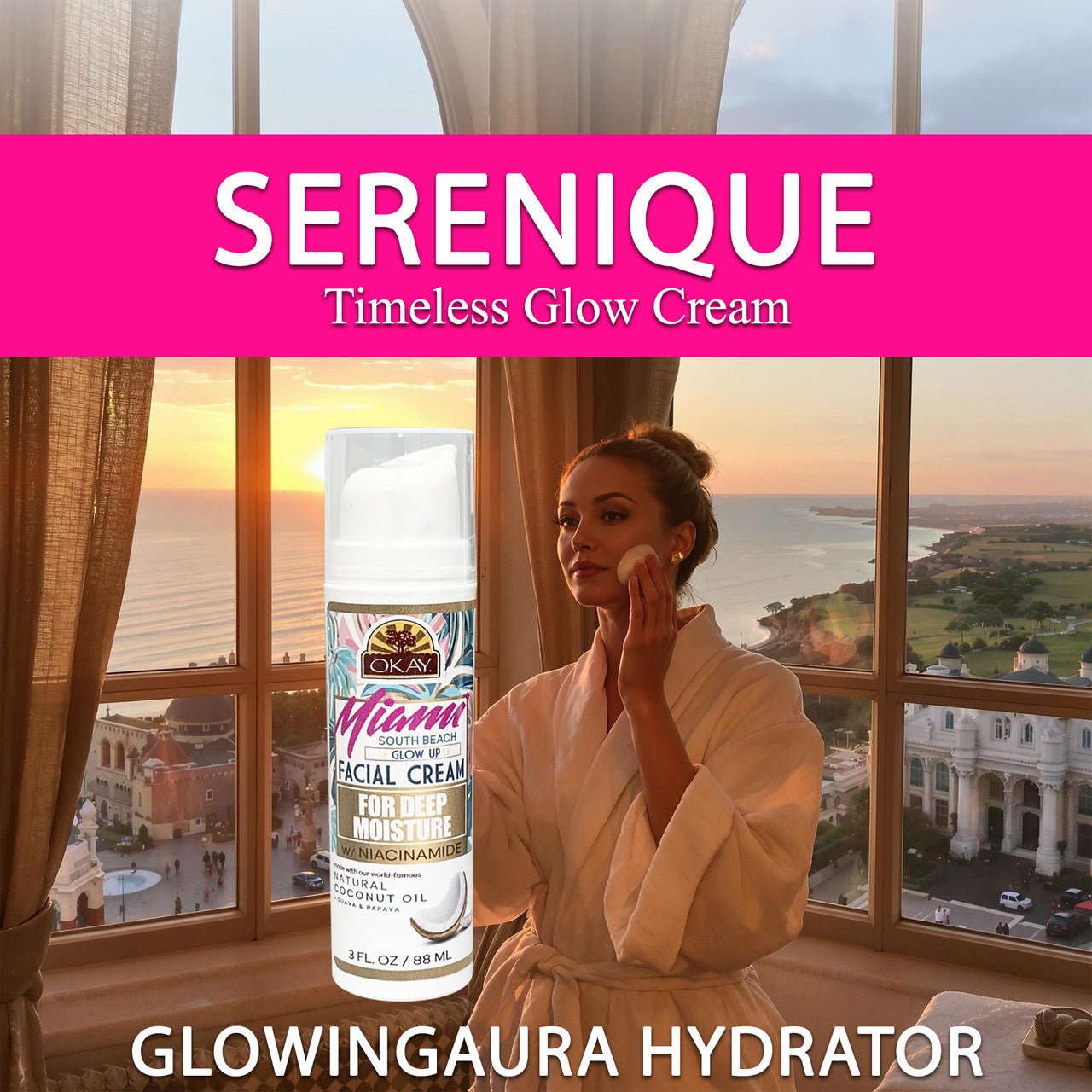 OKAY Miami South Beach Deep Moisture Facial Cream - 2 oz - Beauty Exchange Beauty Supply