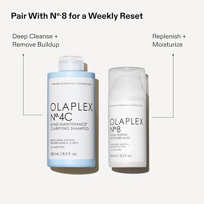 Olaplex No. 4C Bond Maintenance Clarifying Shampoo | Deep Cleansing • Restores Shine & Softness • For All Hair Types – 8.5 fl oz - Beauty Exchange Beauty Supply