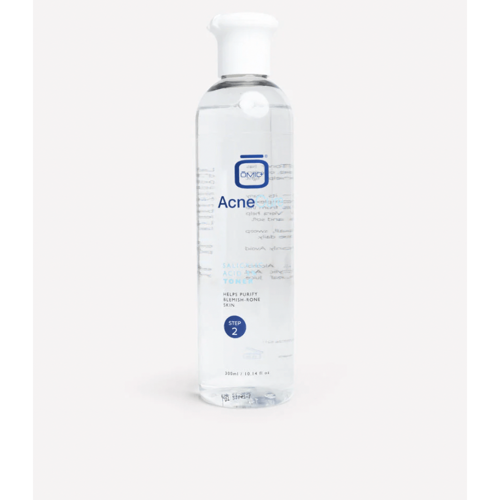 Omic+ AcneCure Salicylic Acid 2% Toner – 300 ml - Beauty Exchange Beauty Supply