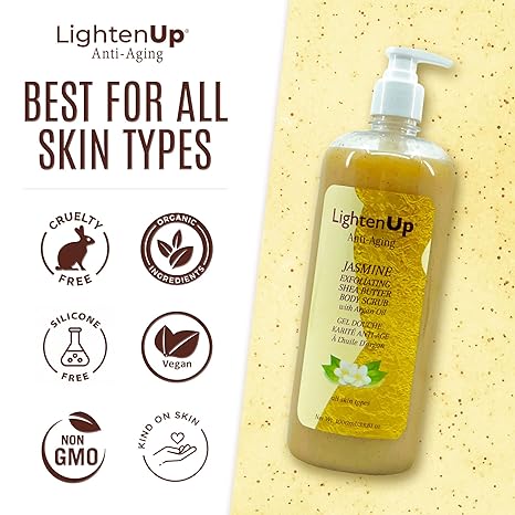 Omic LightenUp Anti - Aging Jasmine Shower Gel – 1000 ml - Beauty Exchange Beauty Supply