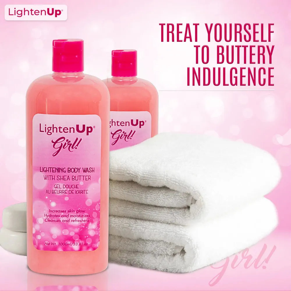 Omic LightenUp Girl! Exfoliating Shower Gel – 1000 ml - Beauty Exchange Beauty Supply