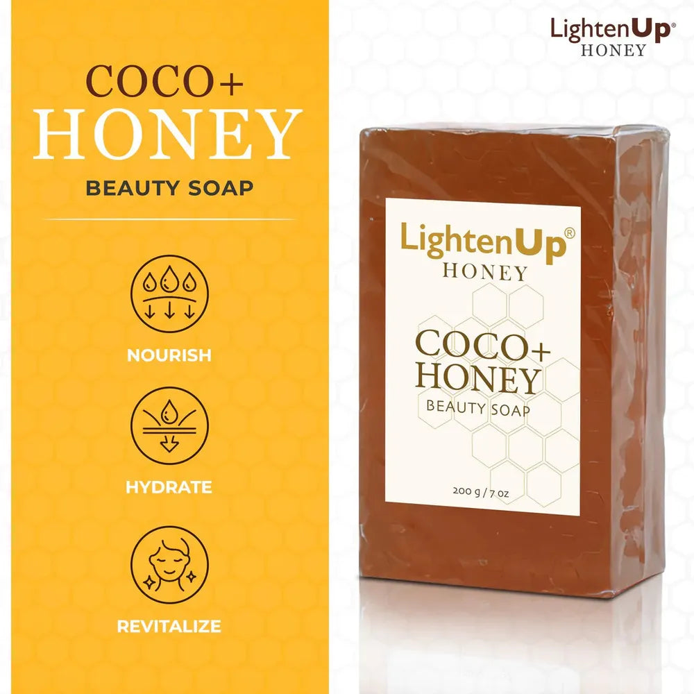 Omic LightenUp Honey Soap – 200 g - Beauty Exchange Beauty Supply