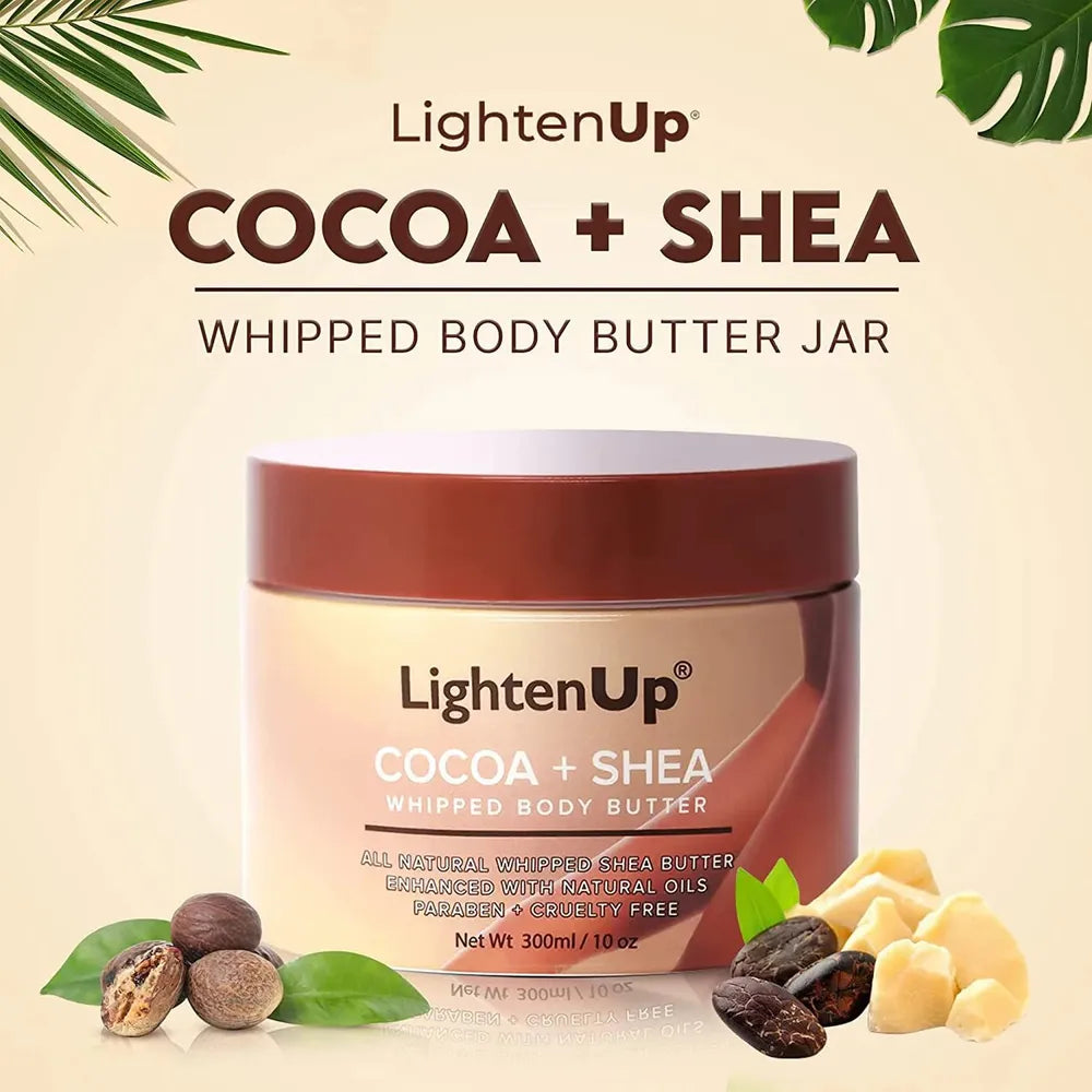 Omic LightenUp PLUS Coco + Shea Body Butter - 300 ml - Beauty Exchange Beauty Supply