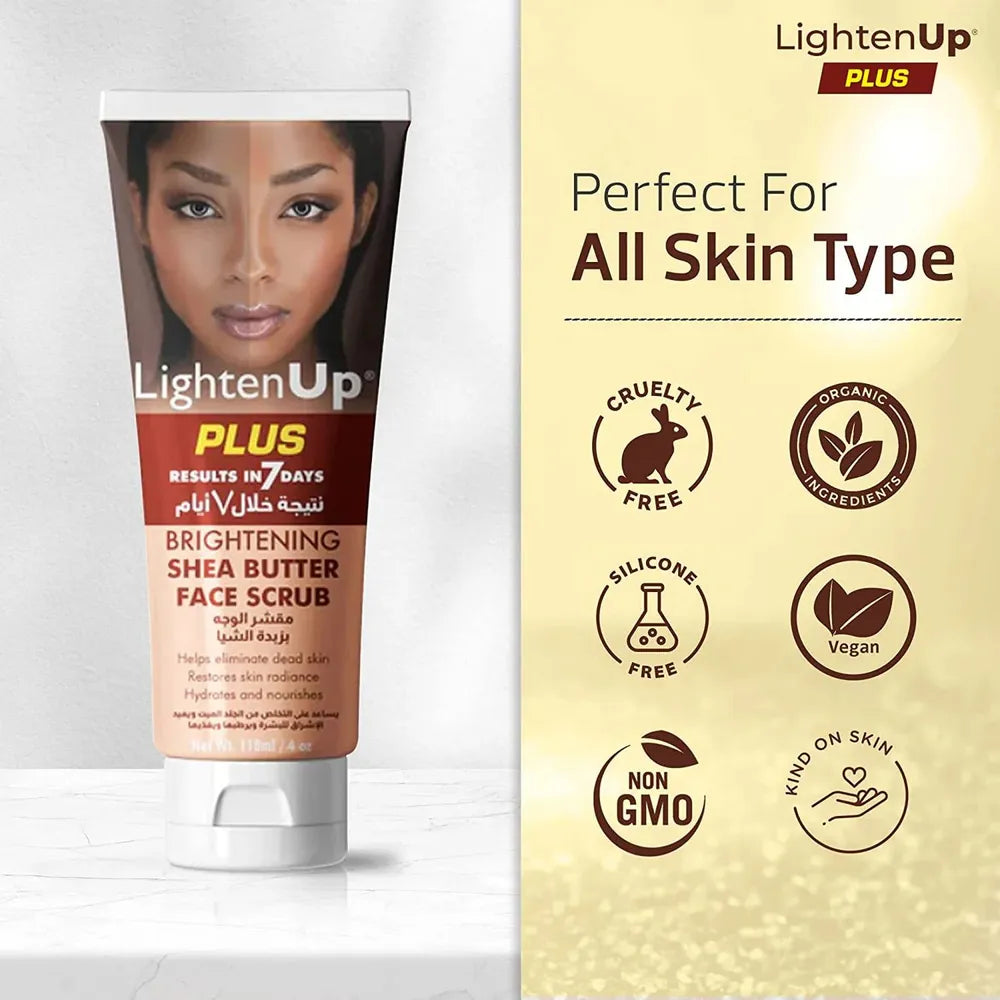 Omic LightenUp PLUS Face Scrub - 118 ml - Beauty Exchange Beauty Supply