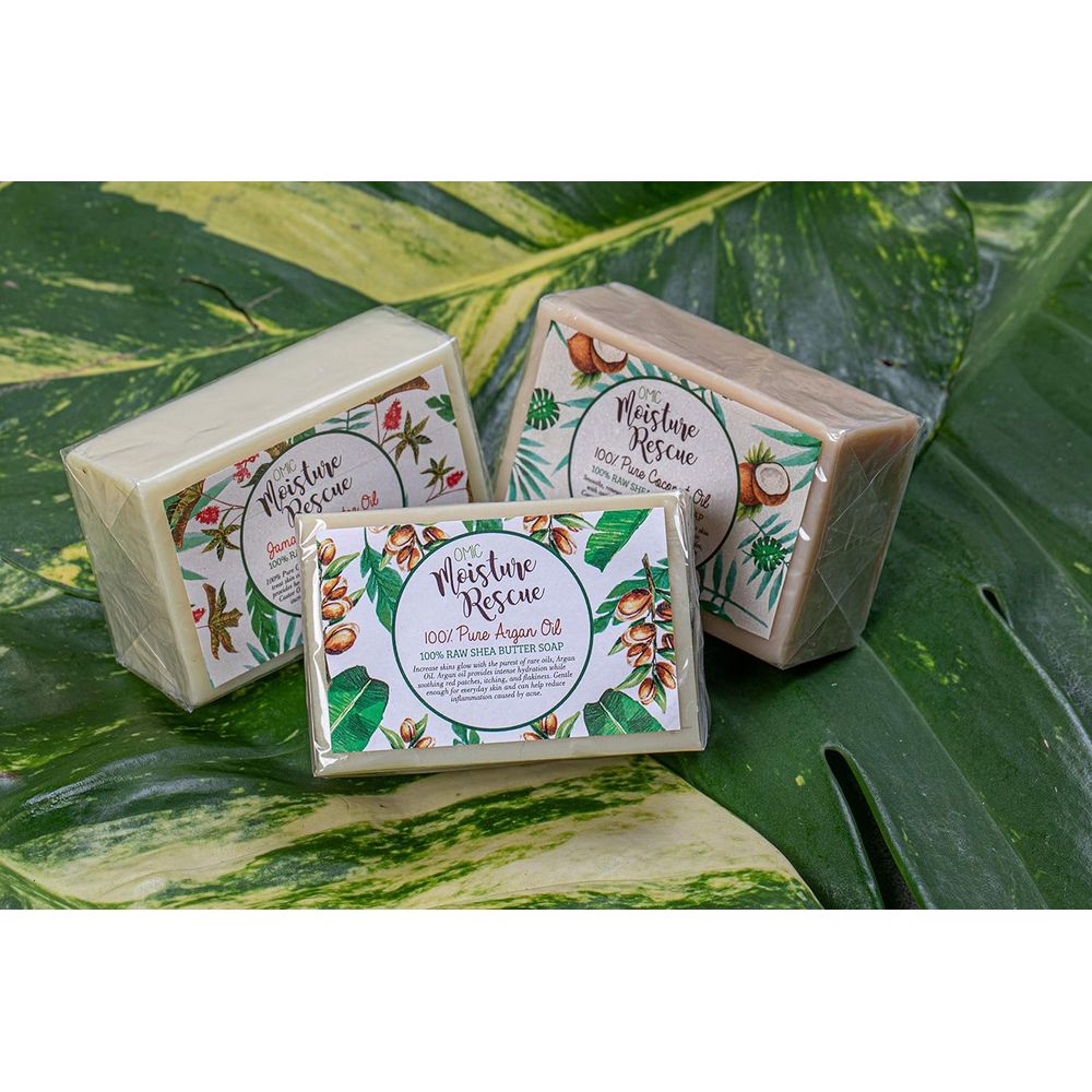 Omic Moisture Rescue Shea Butter Soap with Argan Oil – 125g - Beauty Exchange Beauty Supply