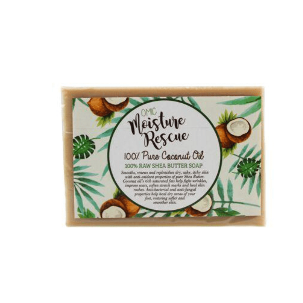 Omic Moisture Rescue Shea Butter Soap with Coconut Oil – 125g - Beauty Exchange Beauty Supply