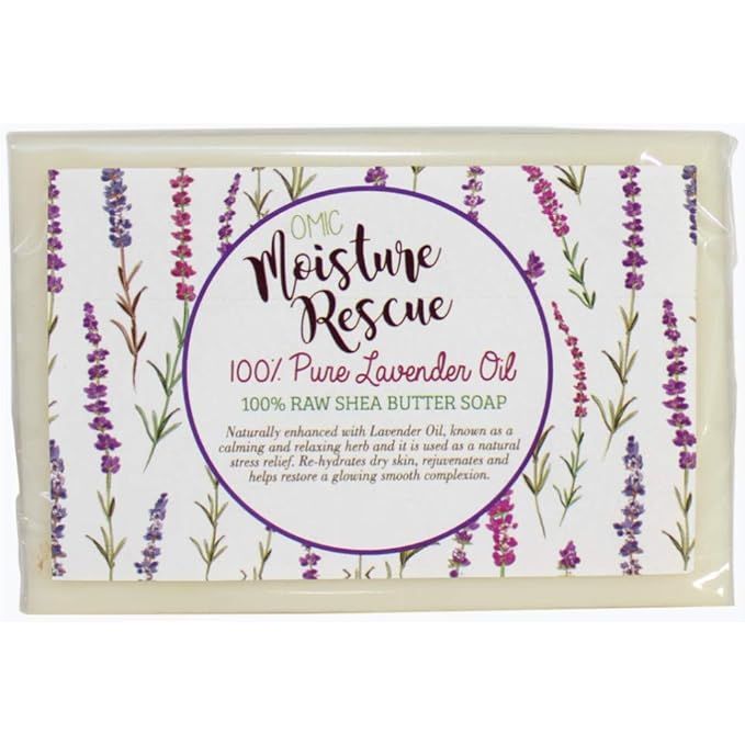Omic Moisture Rescue Shea Butter Soap with Lavender Oil – 125g - Beauty Exchange Beauty Supply