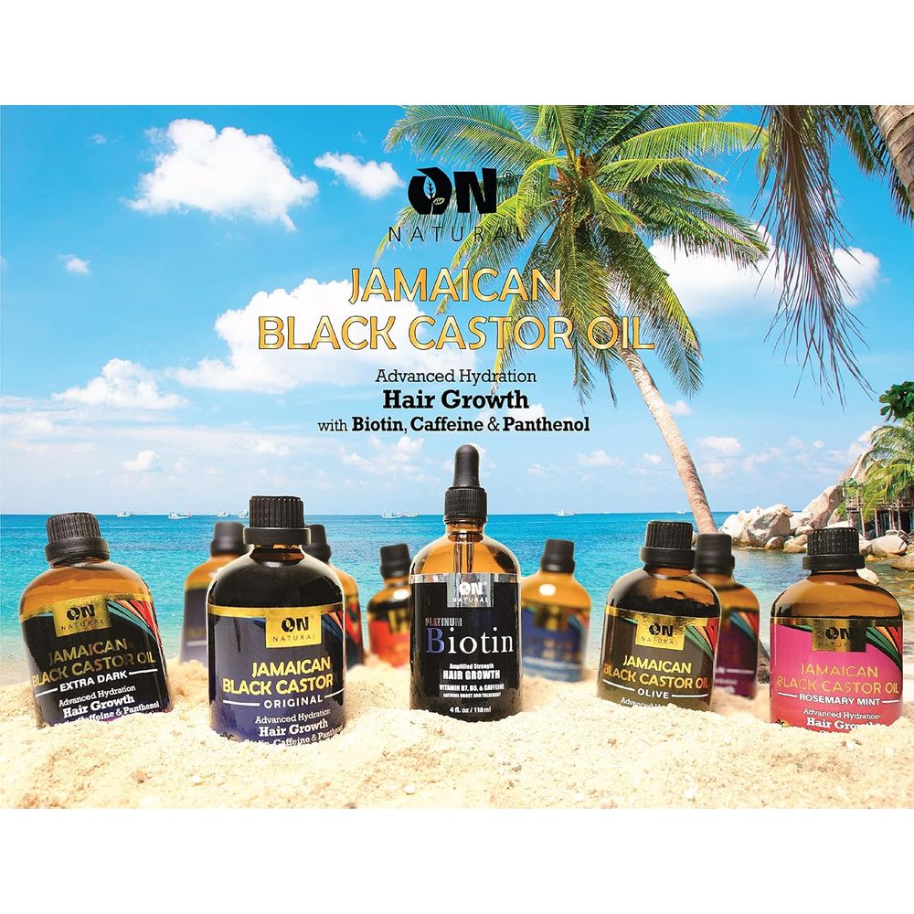On Natural Jamaican Black Castor Oil – 4 oz - Beauty Exchange Beauty Supply