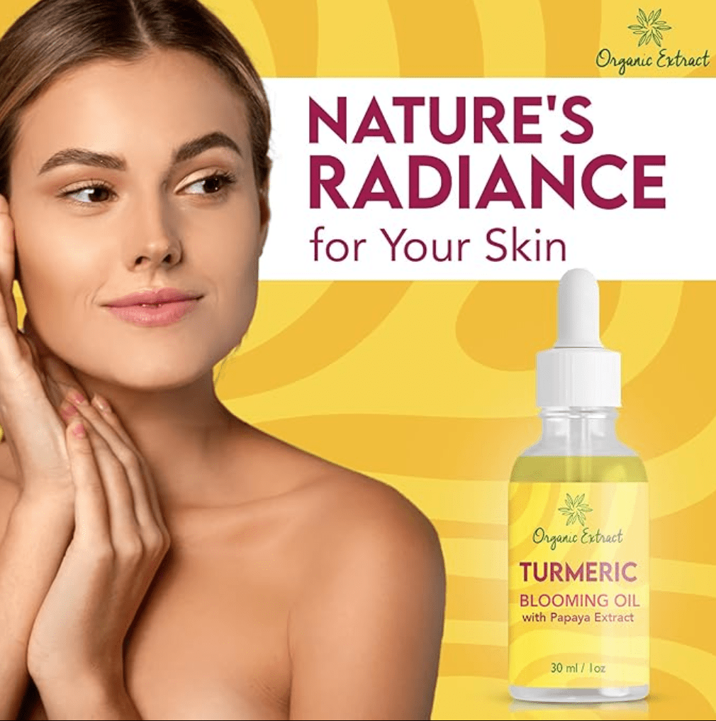Organic Extract Turmeric Blooming Oil - 1oz - Beauty Exchange Beauty Supply