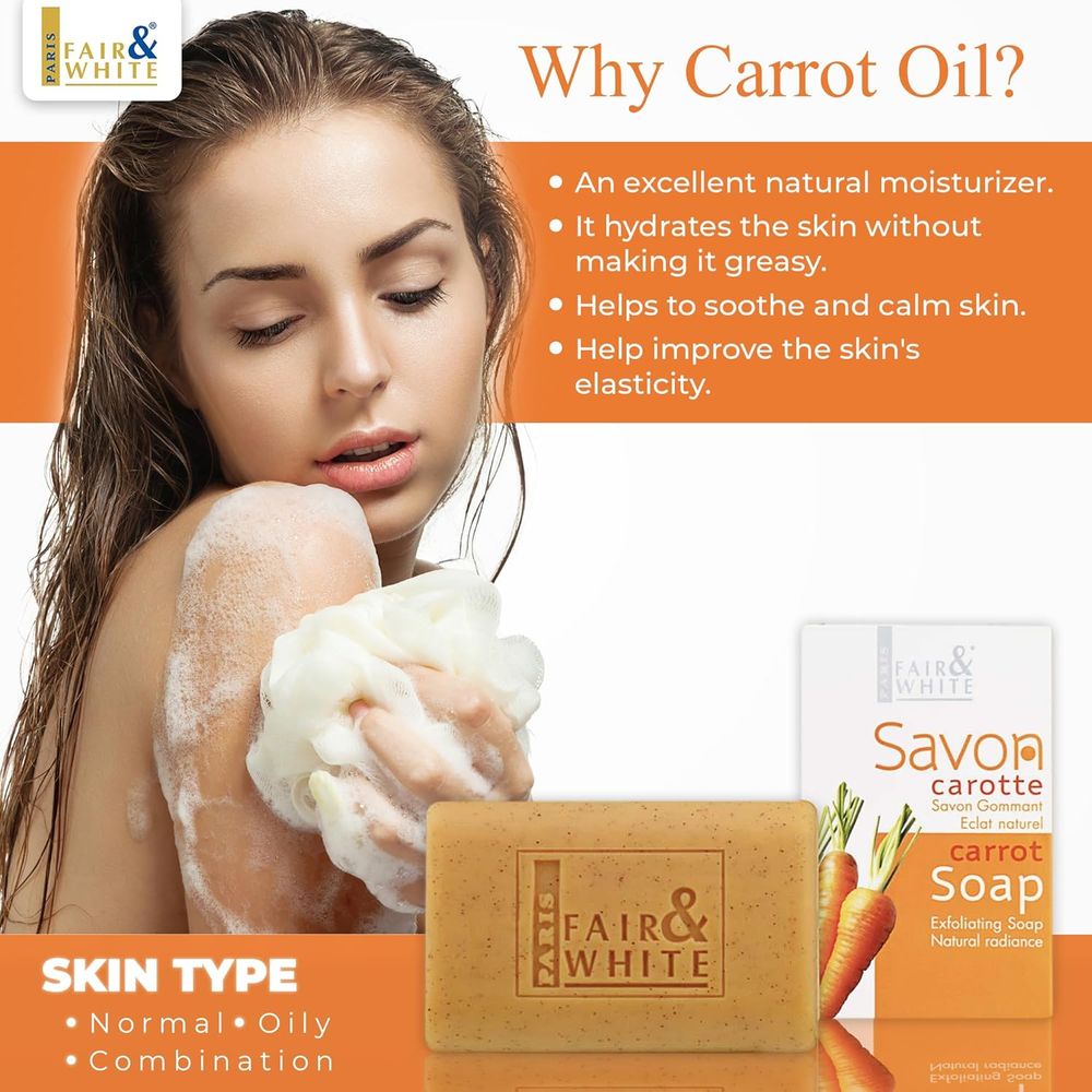 Original Carrot Exfoliating Soap – 200g - Beauty Exchange Beauty Supply